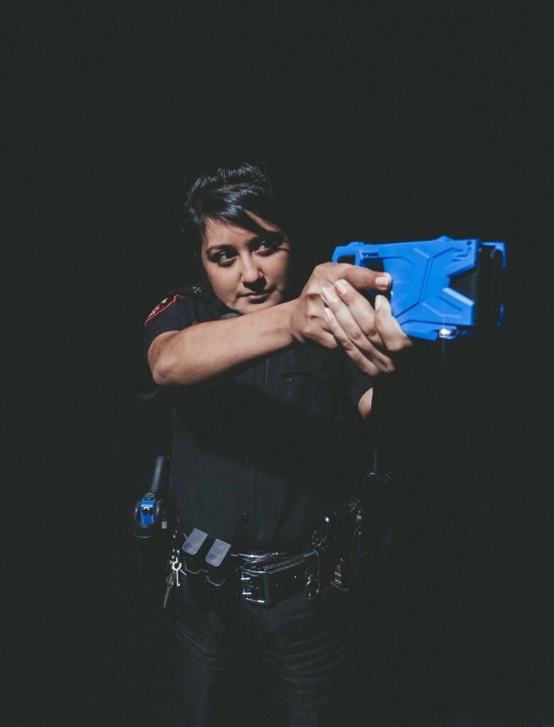 Cop X2 Taser lasershot